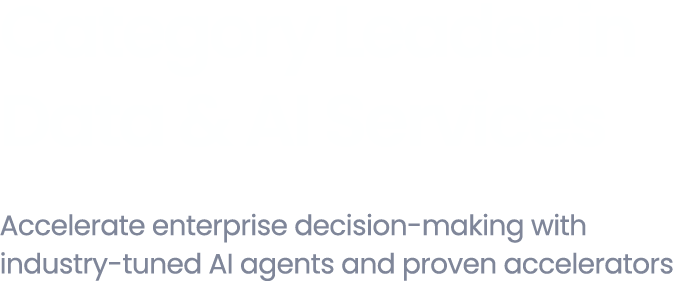 Categorical Leaders in Data & AI Services