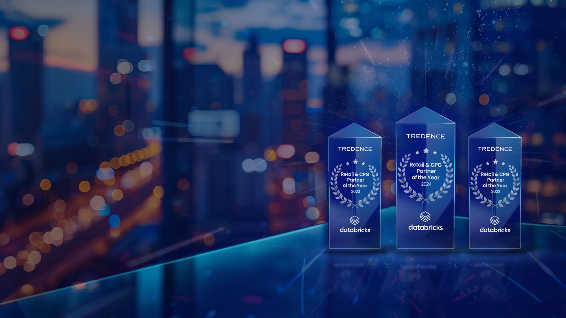 Tredence Wins<br>Third Consecutive<br>Databricks Retail and CPG<br>Partner of the Year Award