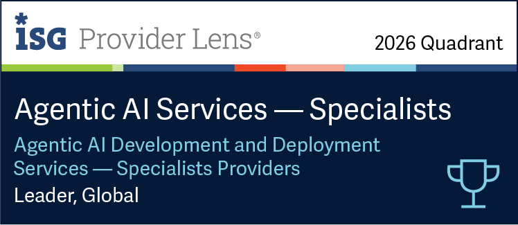 ISG Provider Lens 2026 Quadrant, Agentic AI Development and Deployment Services Specialist, Leader, Global