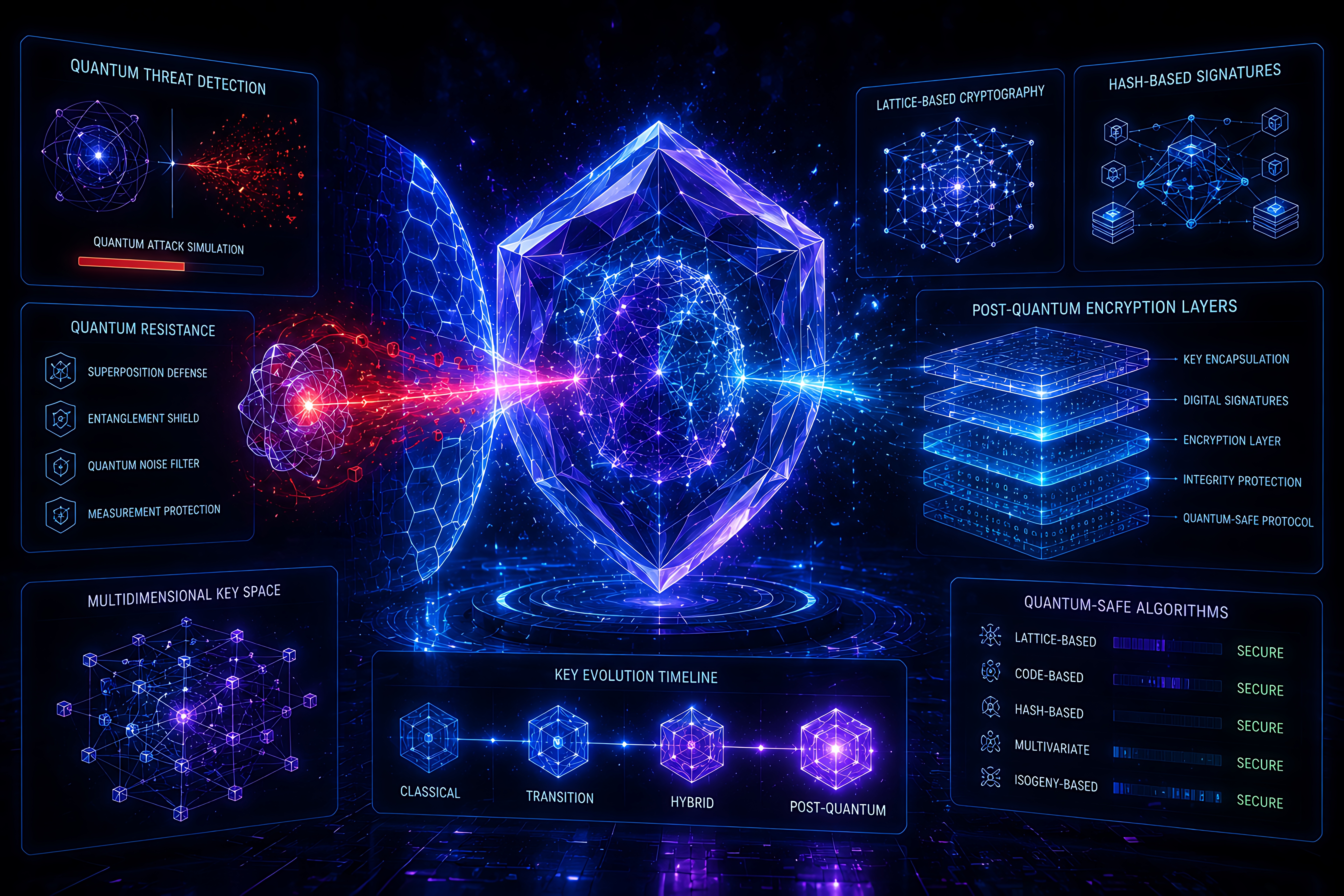 Post Quantum Computing Encryption Visuals Post-Quantum Cryptography 2025: The Enterprise Readiness Gap